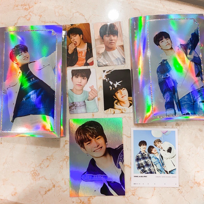 TREASURE EFFECT PHOTOCARD POSTCARD FILE FOLDER OFFICIAL HARUTO PC FULL ALBUM