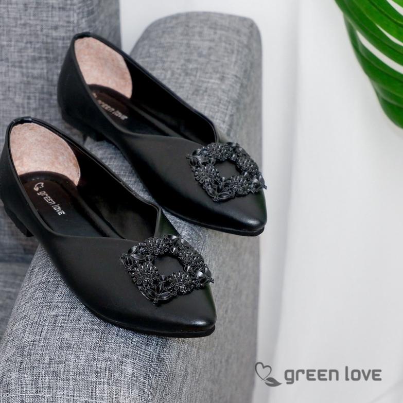Green Love Sepatu Flat SABRINA