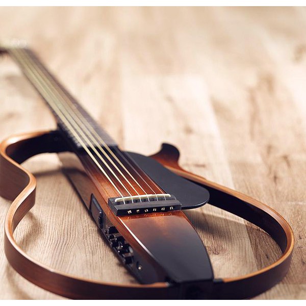 Gitar Yamaha Original Silent Guitar Yamaha SLG200 SLG-200 SLG200S SLG-200S SLG 200S Tobacco Sunburst