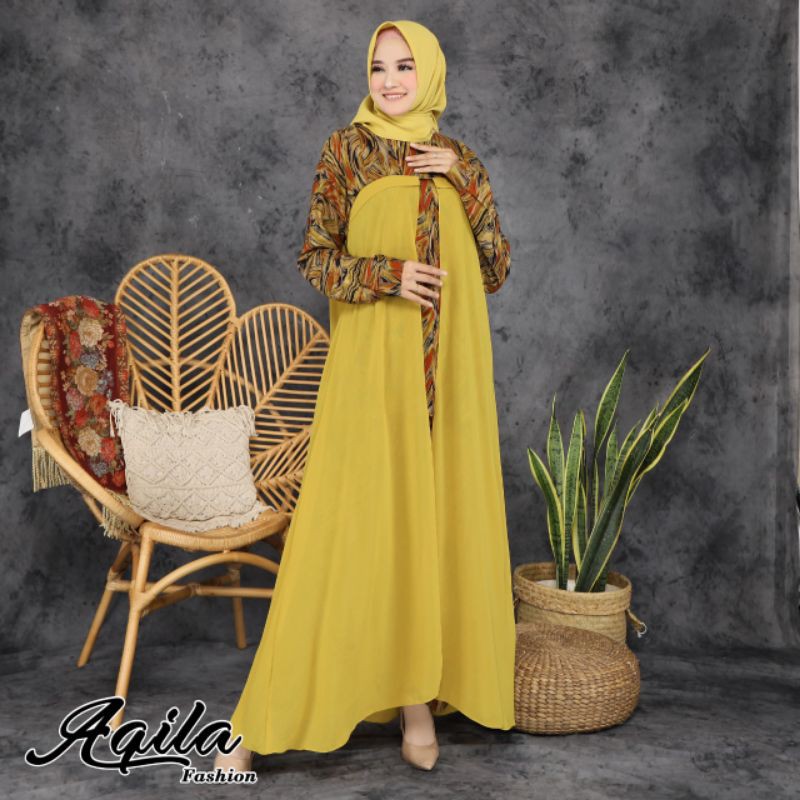 FASHION MUSLIM TERBARU / GAMIS CANTIKA  / BY. AQILA FASHION ORIGINAL