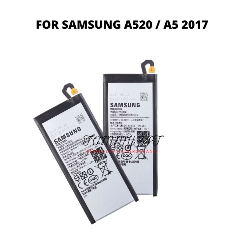 BATTERY BATRE BATRAI BATERAI SAMSUNG A520 A5 2017 BATT ORIGINAL 100%