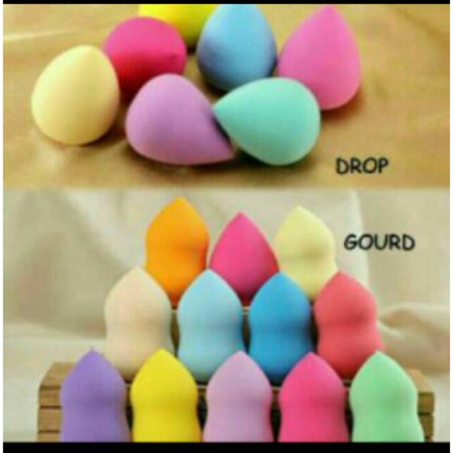 Spons Make Up Set Isi 6 Pcs Sponge Telur / Beauty blender