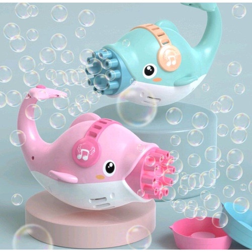 DOLPHIN BUBLE GUN / MAINAN ANAK BUBBLE GELEMBUNG SABUN DOLPIN BESAR