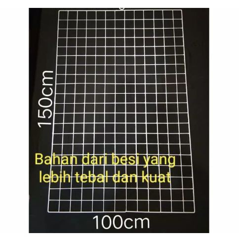 Jaring Ram Besi Dinding Ukuran 100x150cm Gantungan Hook Ram Display