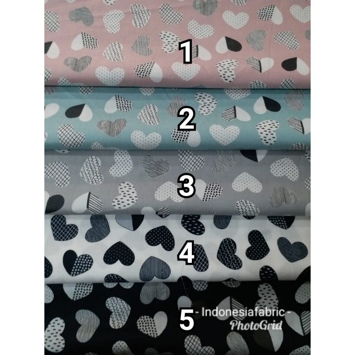 Kain Bahan KAtun Jepang Tokai Senko Japan Design motif Electro Love