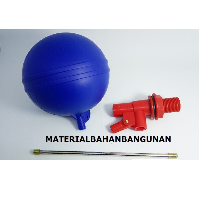 Pelampung Bola Tangki 1 inch Pengatur Tinggi Air Toren Pvc Amico Pelampung Manual Otomatis 1 inch Am