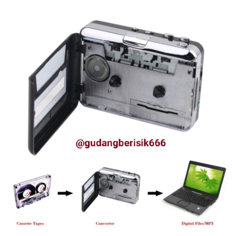 Ezcap Original Konverter Kaset Tape USB Cassette Capture MP3 Player