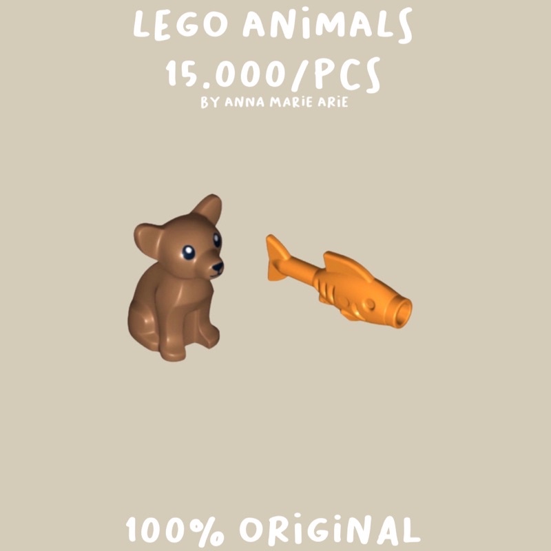Lego Animals Anjing dan Ikan