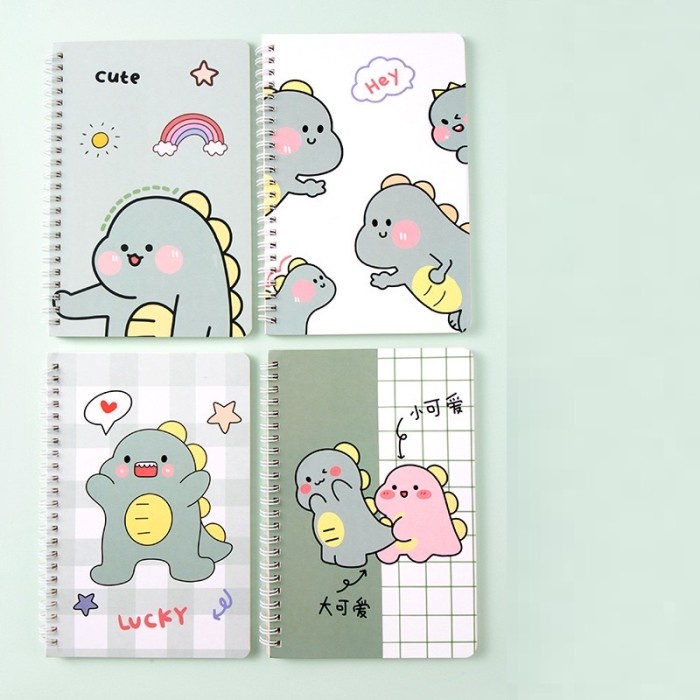 

Unik Buku Catatan Notebook Planner Dinosaur Korean Cute Bergaris A5 Terlaris