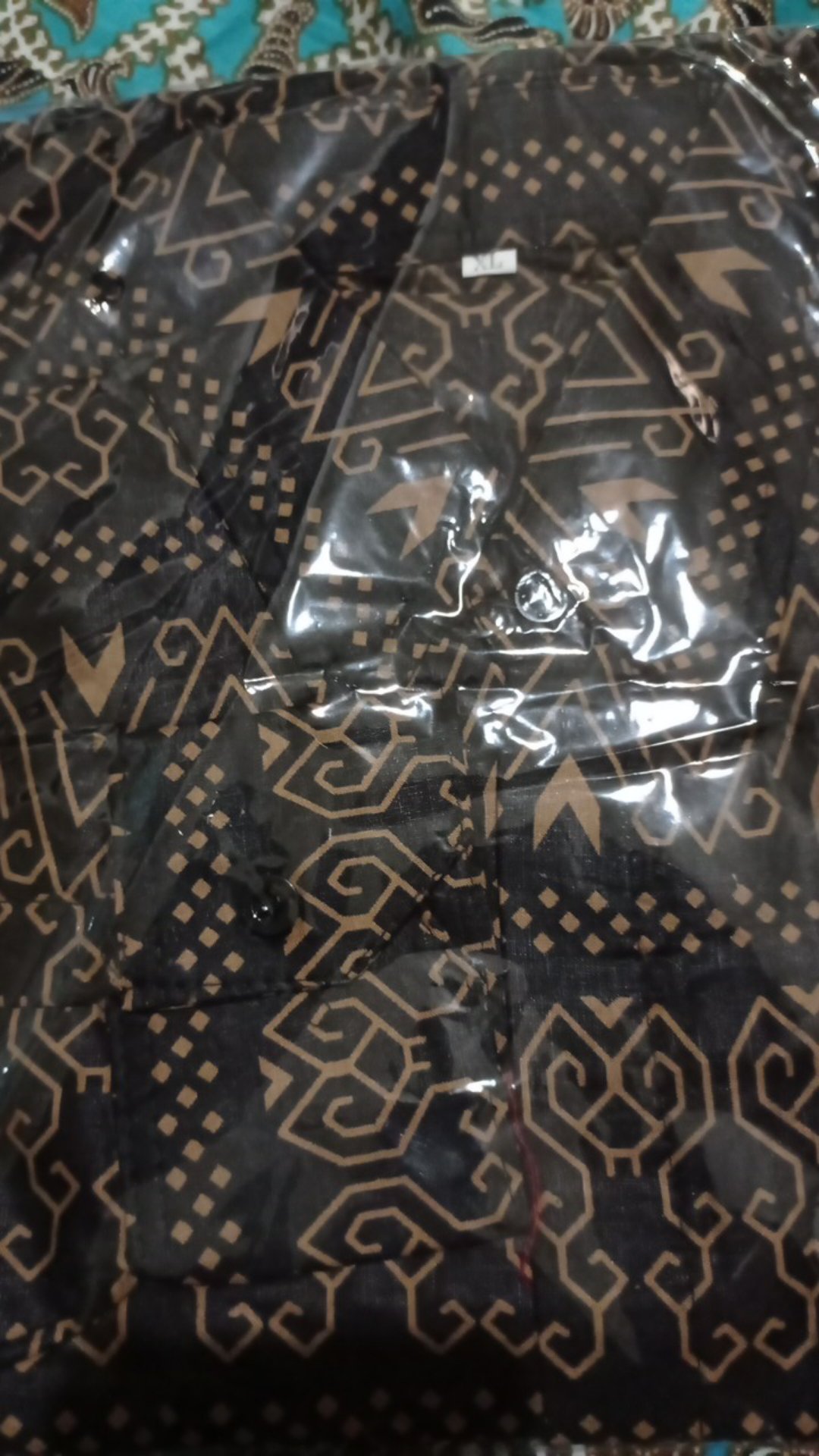 Kemeja Batik Pria Lengan Panjang Size M L Xl Xxl  Bswart Batik Hrb026 Kenongo Hem Panjang Pad