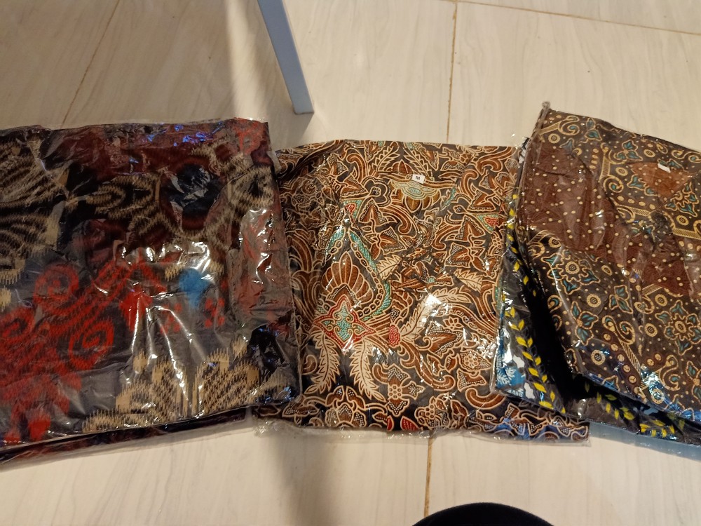 Batik Dolby Dolbi Dobby Doby Tenun Sutra Tulis Katun Atbm Baron Atasan Batik Wanita M L Xl
