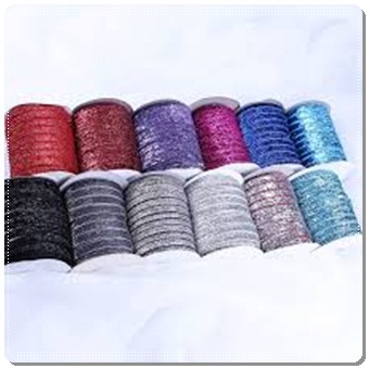 Pita Bludru Kerlip Glitter/Pita Velvet Glitter 3/8 Inc/Pita DIY Dekorasi Per Meter