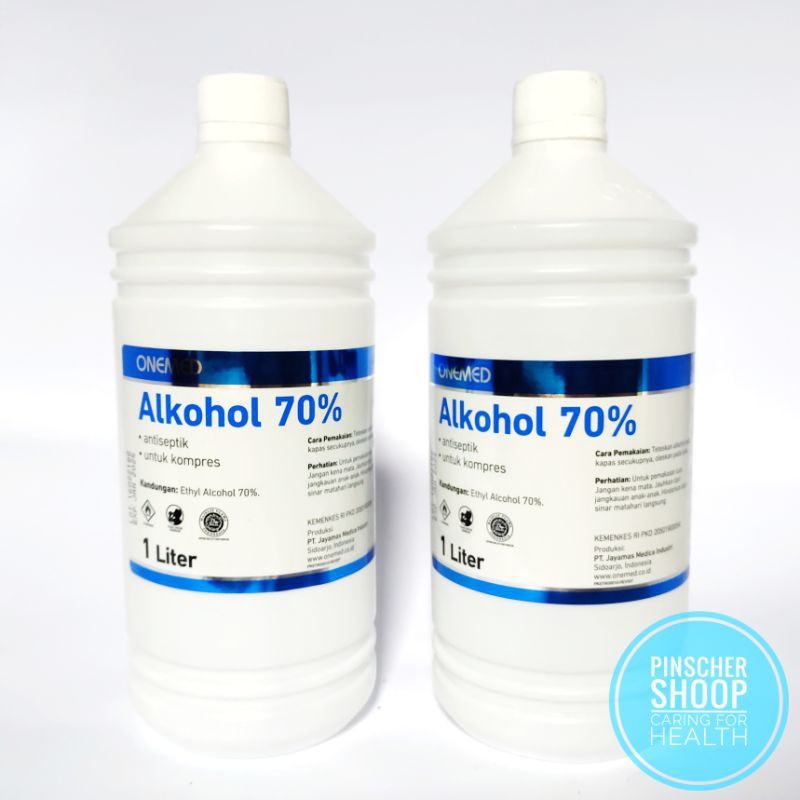 Alkohol 70% Onemed 1 Liter Antiseptik Alcohol