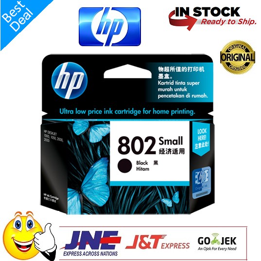 Tinta Hp 802 Black Small Ink Cartridge