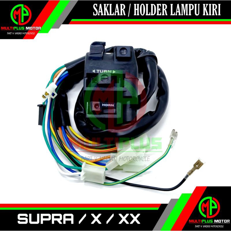 Saklar Sakelar lampu kiri Holder lampu kiri L/H SUPRA,SUPRA X,SUPRA XX