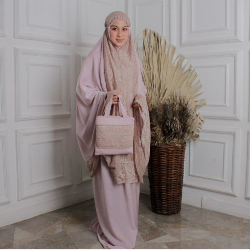 Mukena Premium JUMBO Zara Silk By Yoya