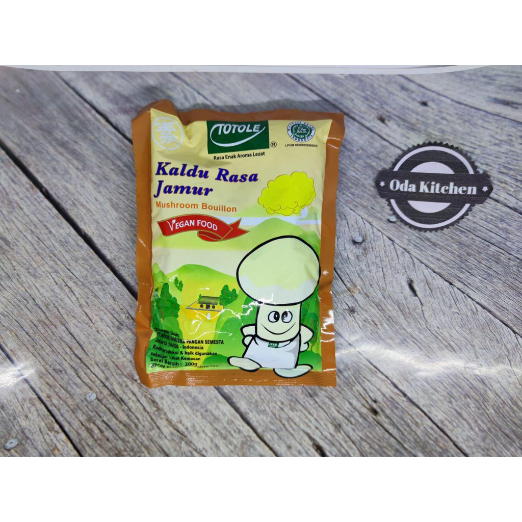 TOTOLE KALDU RASA JAMUR 200gr VEGAN FOOD KALDU JAMUR SEHAT