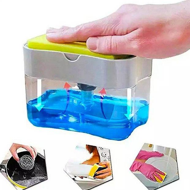 <<<<<] Kotak Sabun Cuci Piring / Soap Pump Dispenser Sabun Spons Cuci Piring