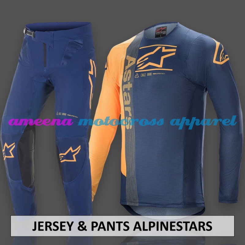 Jersey Custom Nama - Jerseyset Stelan - Jersey Celana Motocross - Jerseyset Stelan - Jersey Trail - Jersey Pants MX Adventure - Jersey Premium -AS011