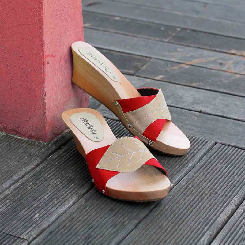 Sandal Wedges Wanita | Sandal Pesta | Sendal Heels