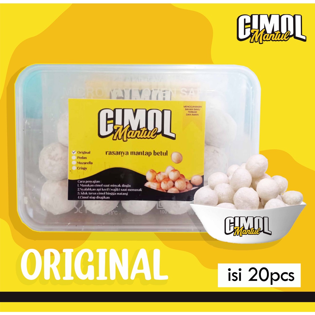 

CIMOL MANTUL ORIGINAL HOMEMADE Cimol Anti Meledak
