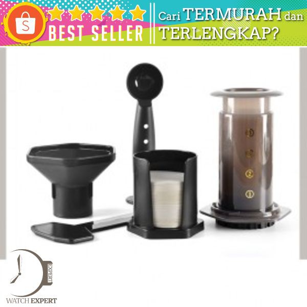 AEROPRESS Set Portable French Press Coffee Maker - T35066 - Brown