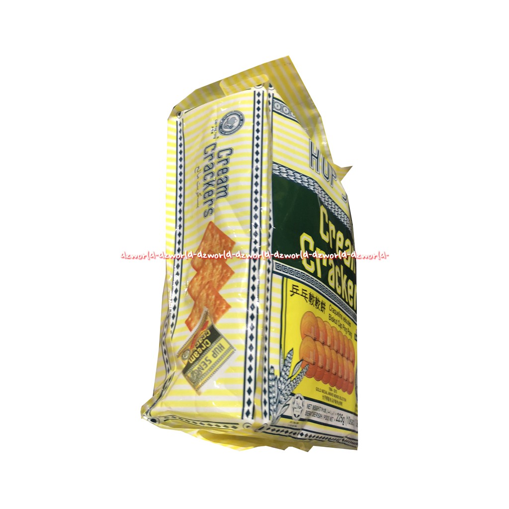 Hup Seng Cream Crackers Biskuit Kreaker 225gr Snack Cemilan