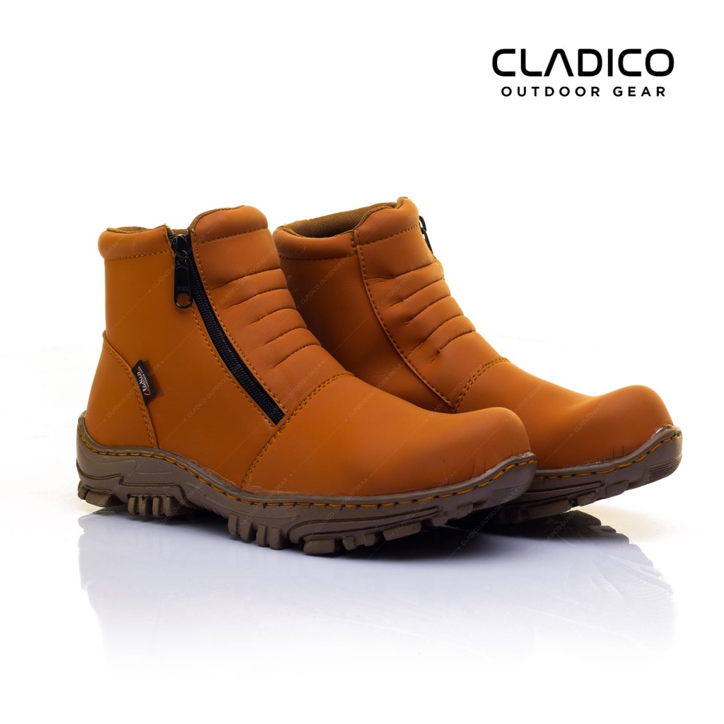 Sepatu Sefty Pria Ujung Besi Original | Septi kerja proyek | Septy murah | Safety tanpa tali Cladico