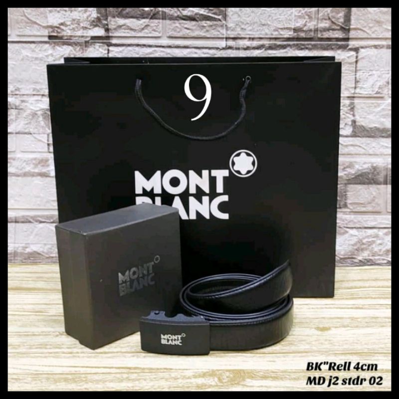 Ikat Pinggang pria Gesper kulit Sabuk Tali pinggang Montblanc