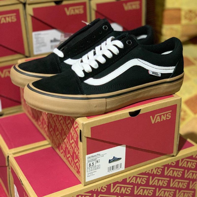 VANS OLDSKOOL PRO BLACK GUM