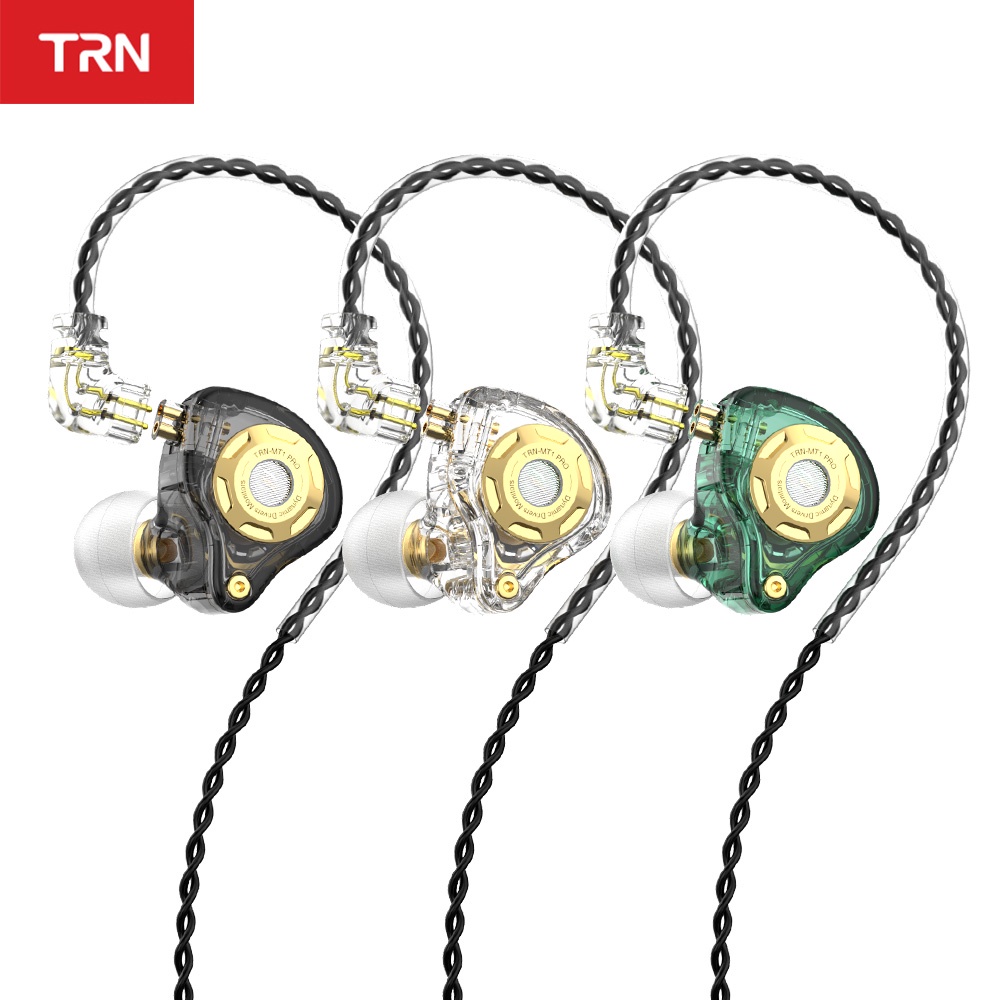 Trn MT1 PRO ZEX ZES DQ6S Earphone In ear HiFI Dynamic Drive Bass Monitor Musik Untuk Sport / Lari