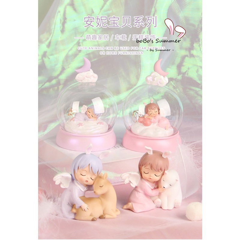 Pajangan / Celengan Figure Karakter Baby Angel Lucu Dekorasi Desain Karakter Dekorasi Rumah