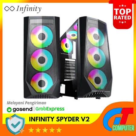 CASE INFINITY SPYDER V2 (INCLUDE 3 FAN RAINBOW DASH) II ARF