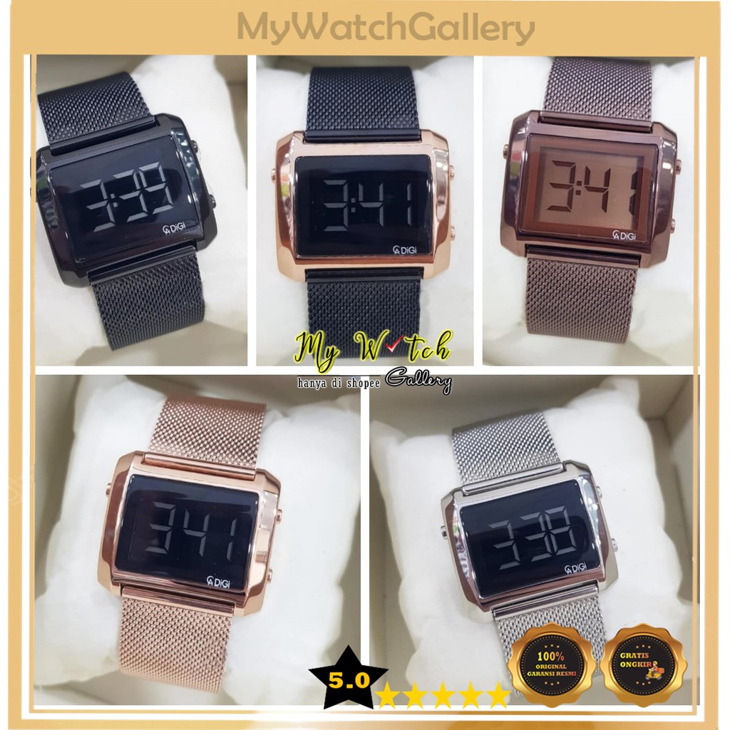 Alexandre Christie AC 9230 LH Digital ORIGINAL Jam Tangan Wanita Alexander Christie