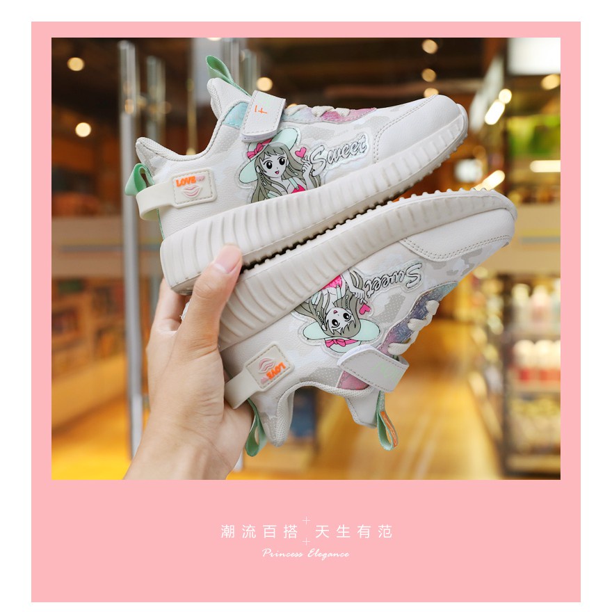 littlekiddoss Sepatu Anak Sneakers Perempuan High quality Sweety boneka SH21100