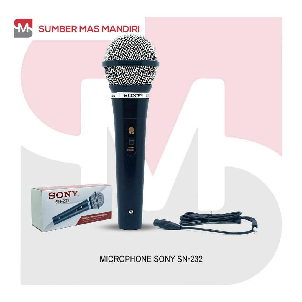 MIC KABEL MICROPHONE SON Y SN 232 / MIKROFON SON Y / MIK SON Y KUALITAS BAGUS