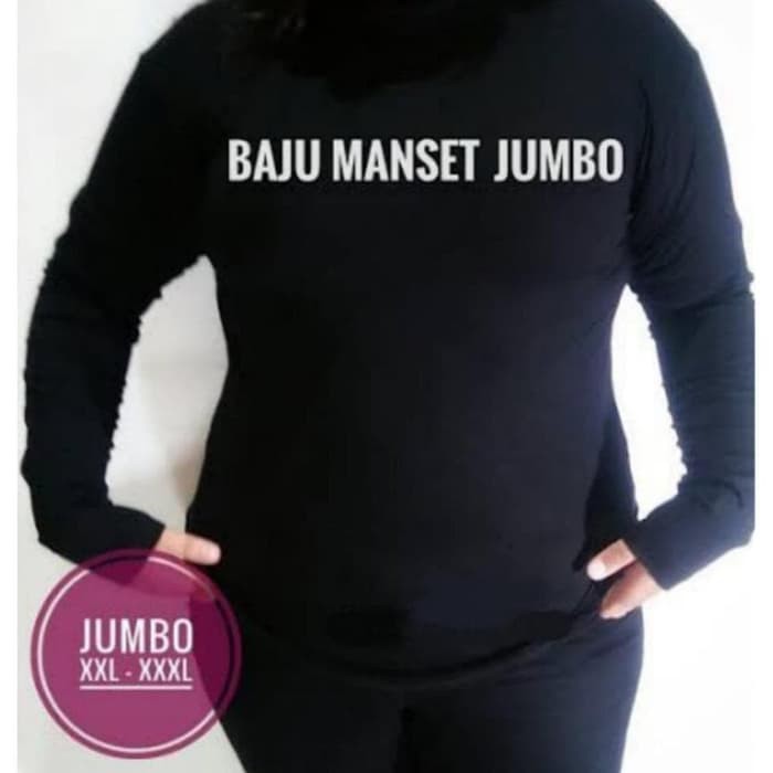 Manset jumbo xxl spandek high neck