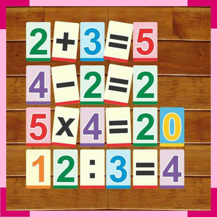 flash cards 100 kartu angka / flashcard berhitung . mainan edukasi