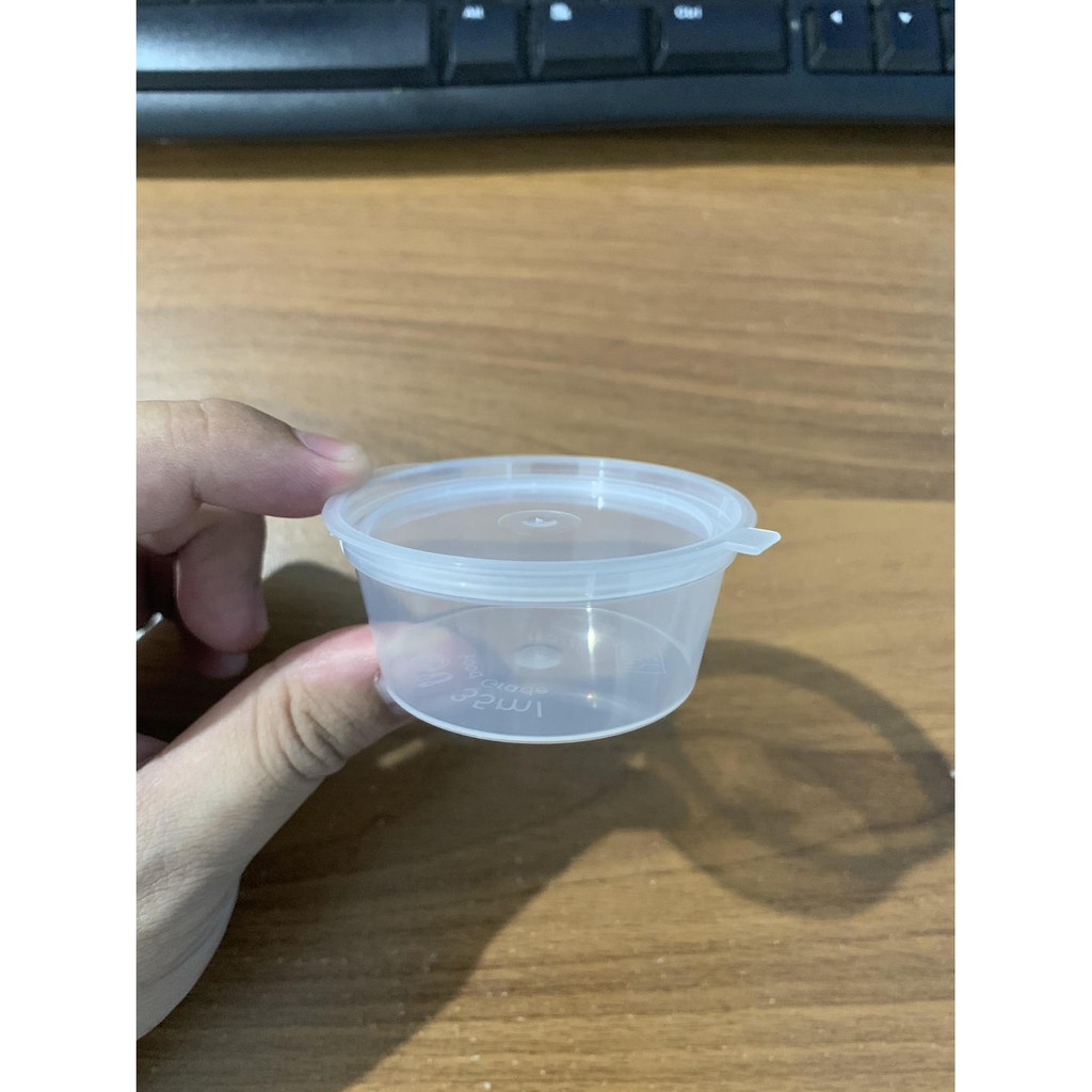 Tempat Saos Plastik 35 ml/ Cup Sambal / Sauce Container