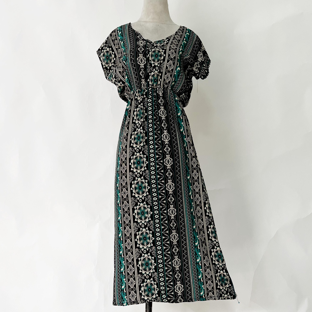 Dress Manohara Bali Panjang Mawar-Murah Entik Tosca