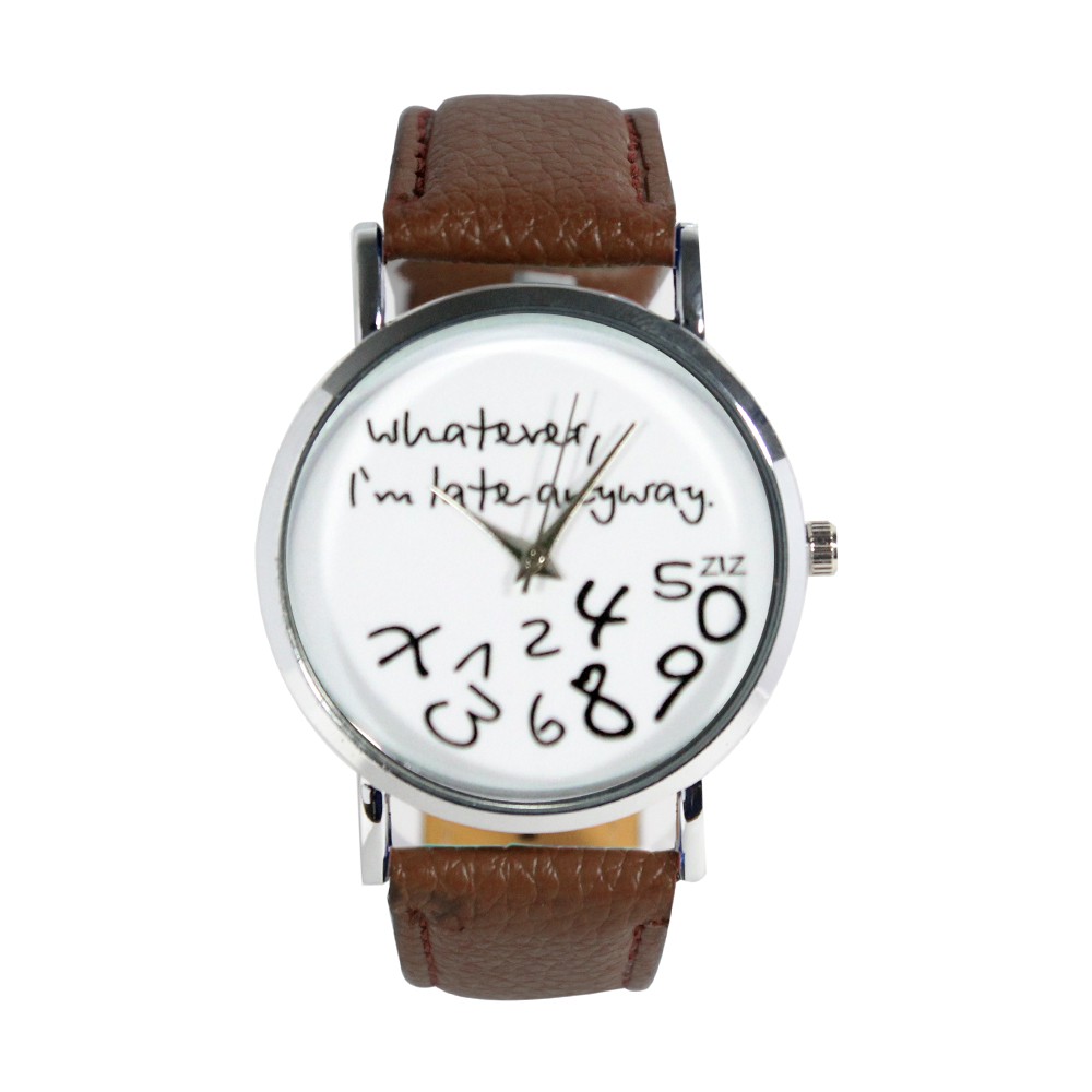 FINX-199 Jam tangan fashion wanita analog - leather strap - 4 pilihan warna