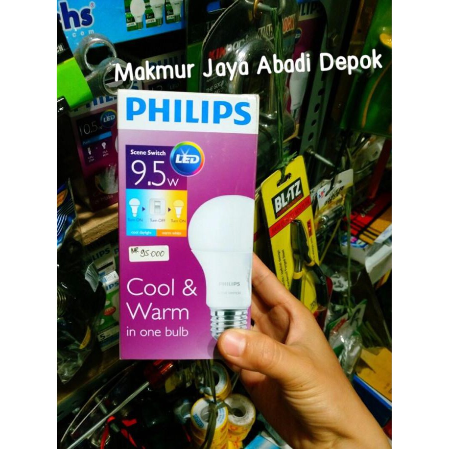 Lampu 9,5 watt Philips Led ratele992 Berkualitas