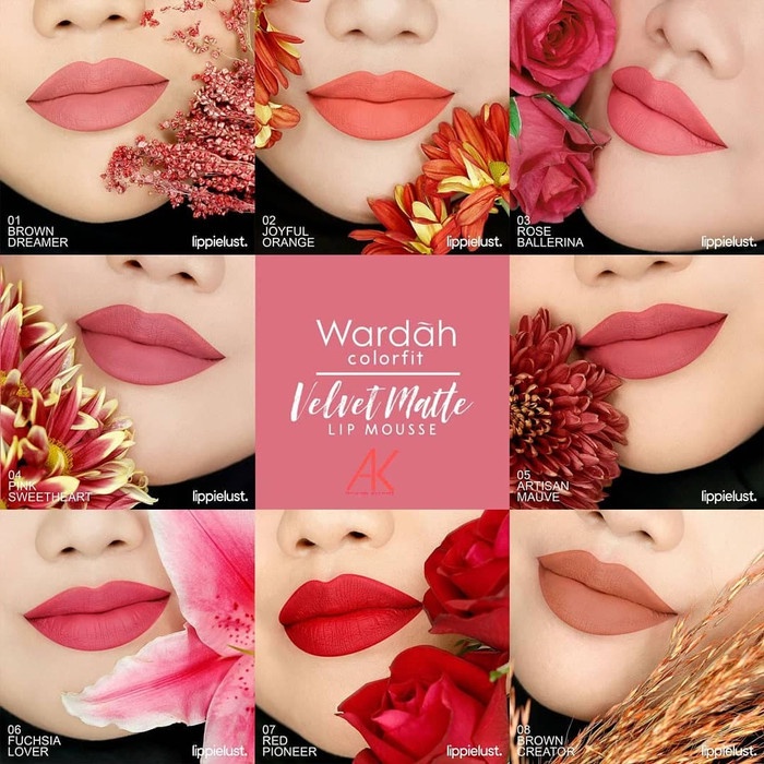 rf44tt Lipstik Wardah Colorfit Velvet Matte Lip Mouse / Lipcream - Browncreator Sf20Ds