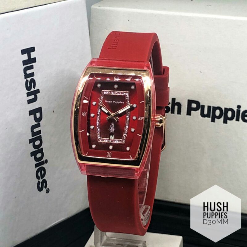 hush pupuies jam tangan fashion wanita_jam tangan analog persegi model terbaru