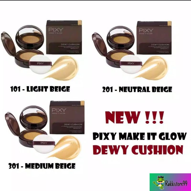 ❣️Rakkistore99❣️Pixy Make It Glow Dewy Cushion 15g FULL / REFILL (100% Original)