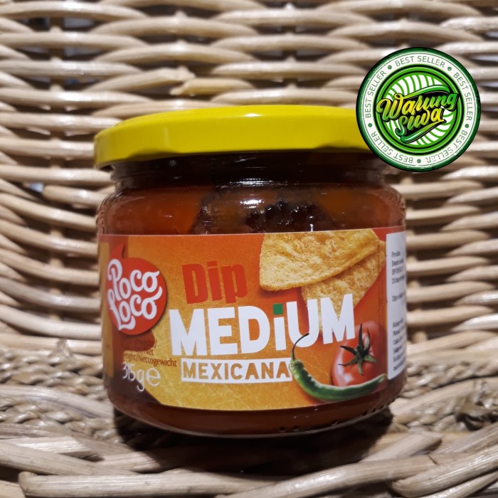 

Poco loco salsa dip medium mexicana 315 gram