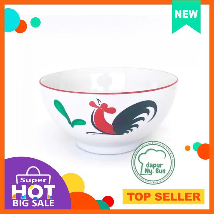 Mangkok Nasi Besar Ayam Jago Seri 2 Mangkok Sup