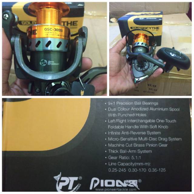 Reel PIONEER GOLDEN CHYTHE 3000