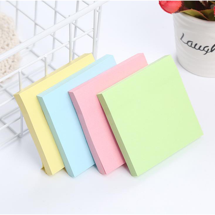 

[FS] Basic Sticky Notes Warna Pastel Simple Memo Tempel Polos