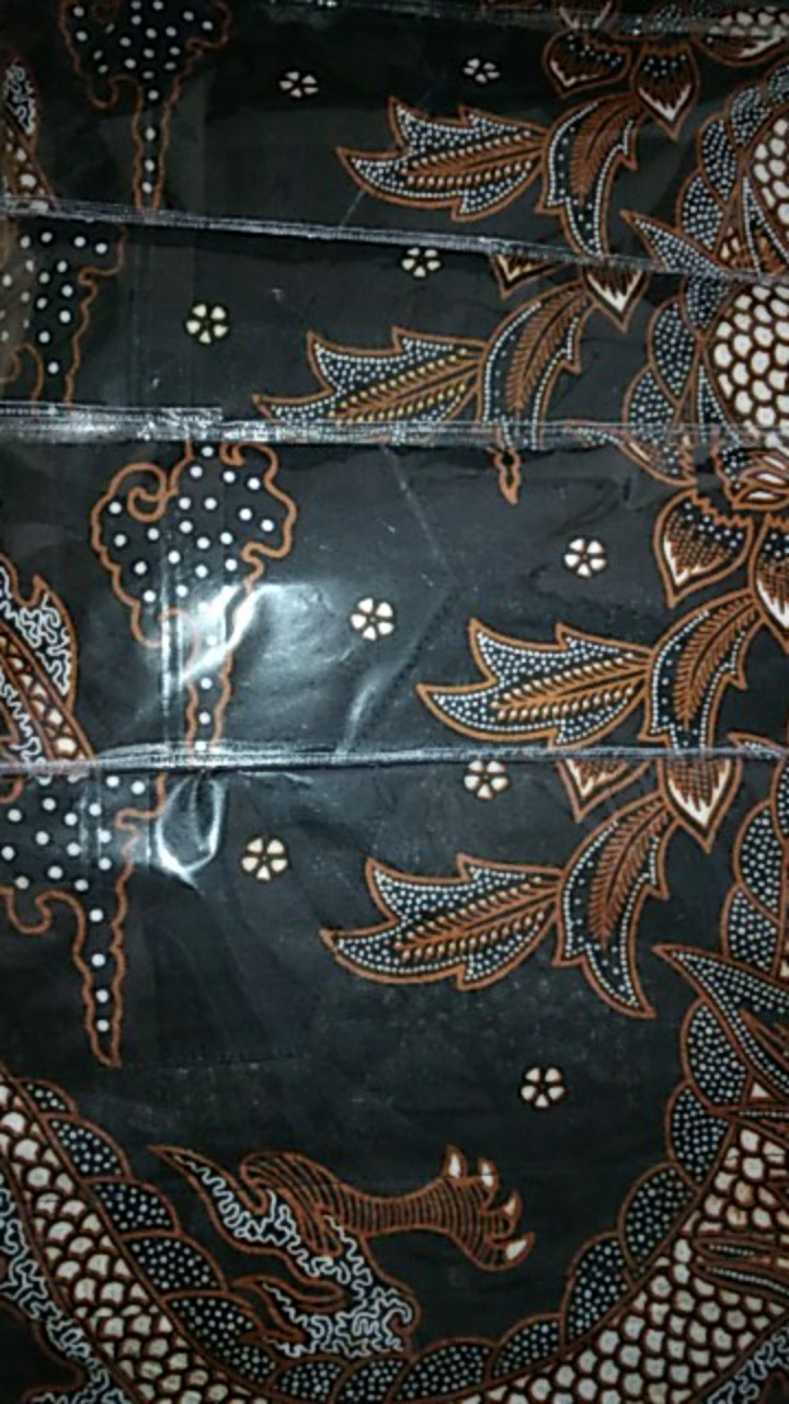 Kemeja Batik Pria Lengan Panjang Batik Azmil Hrb026 Motif Keratonan Kode 002 Size M L Xl Xxl Reguler